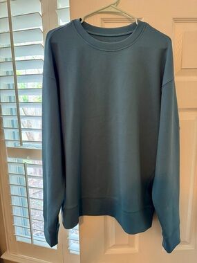 All In Motion Crewneck Sweater in Slate Blue